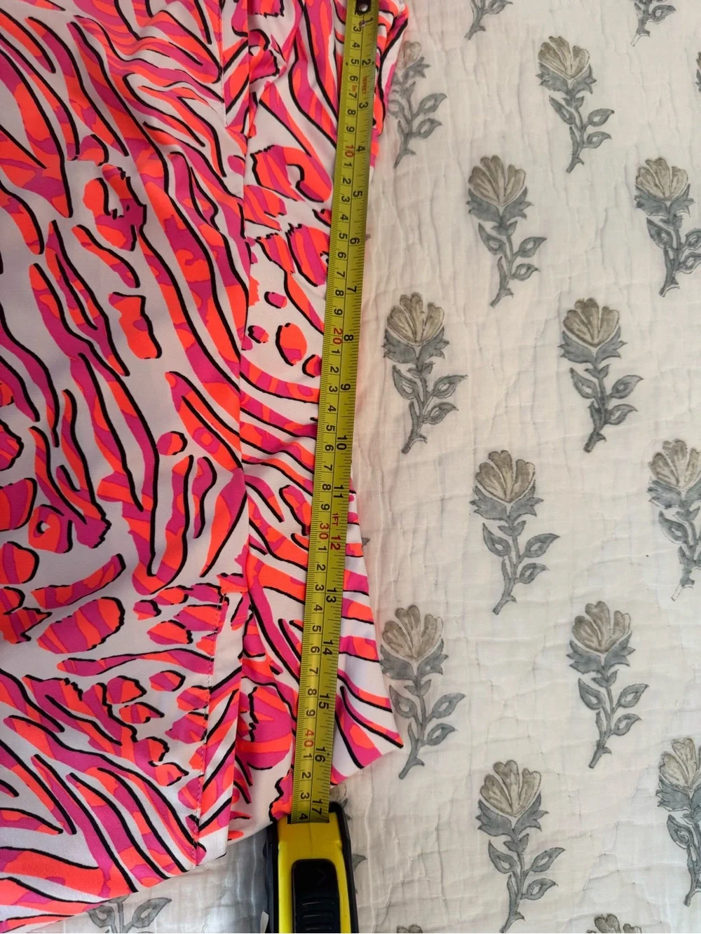 The Tail Activewear Gaia Zebra Swirl Pleated 18